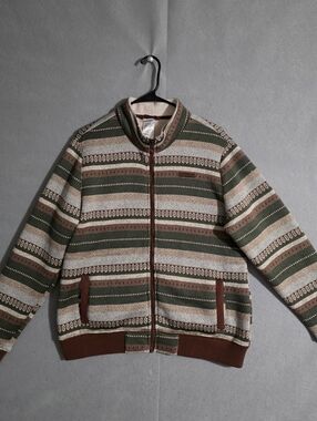Cinch Womens Full Zip Sweater Knit Fleece Lined Jacket Size Large